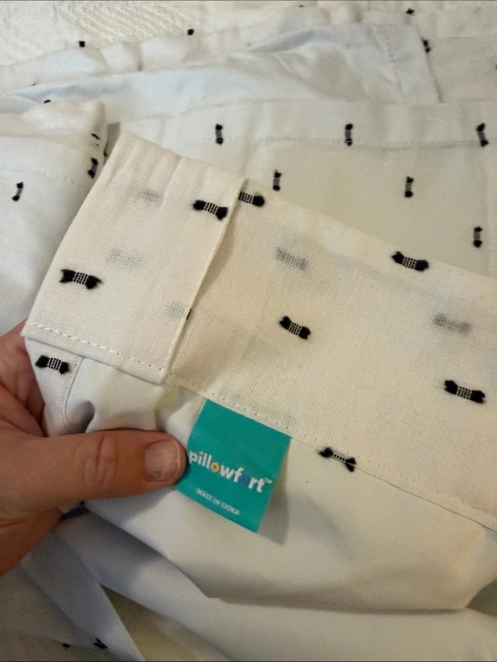 Pillow Fort target blackout curtain two panels